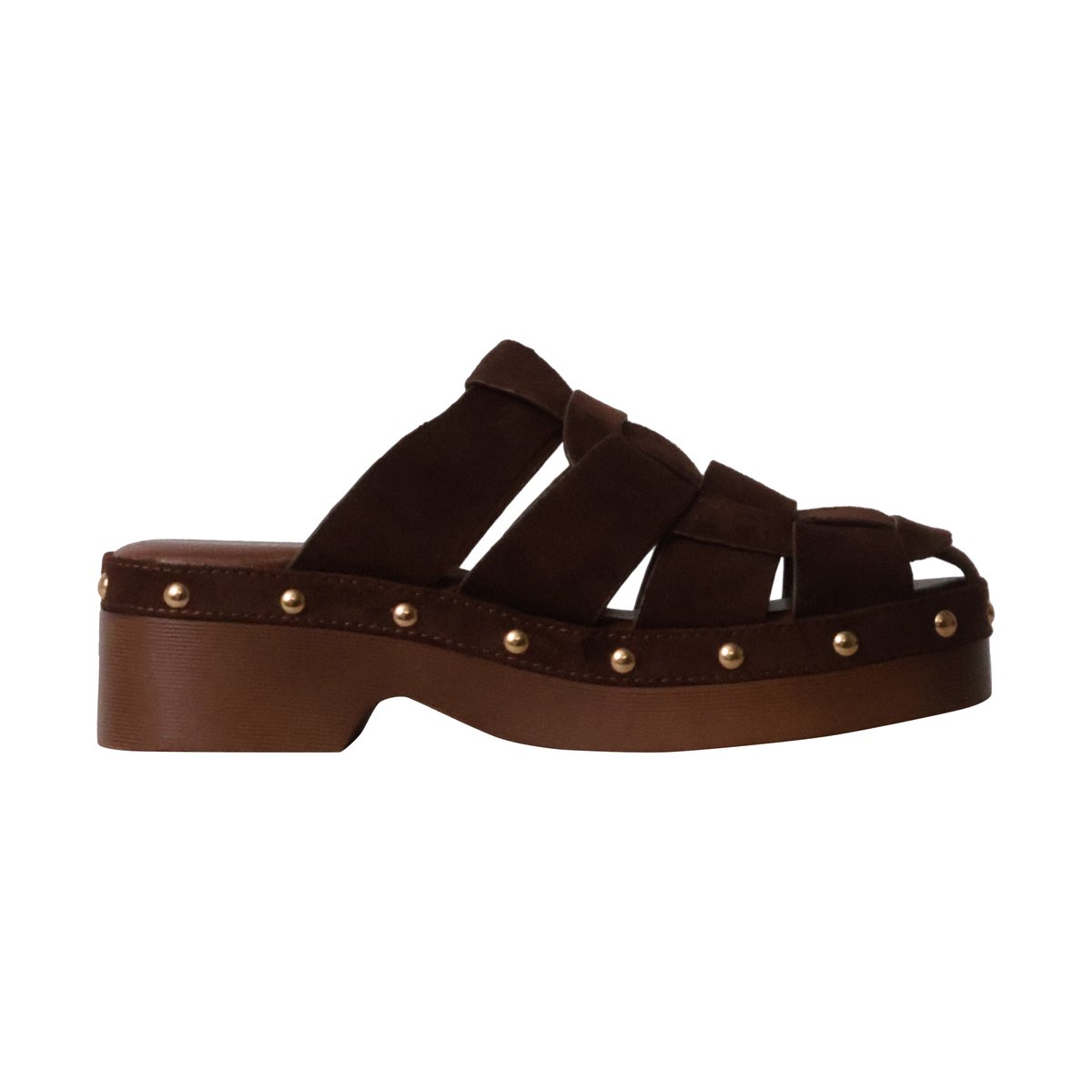 Mules à Enfiler marron, ENZA NUCCI