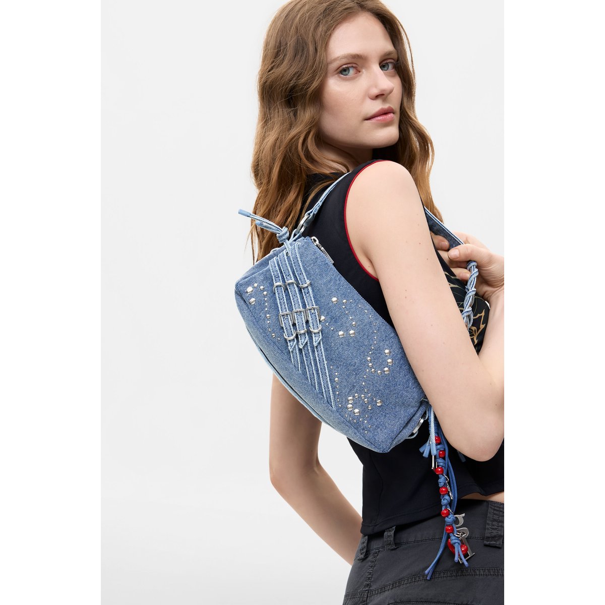 PETIT SAC EN DENIM bleu, DESIGUAL