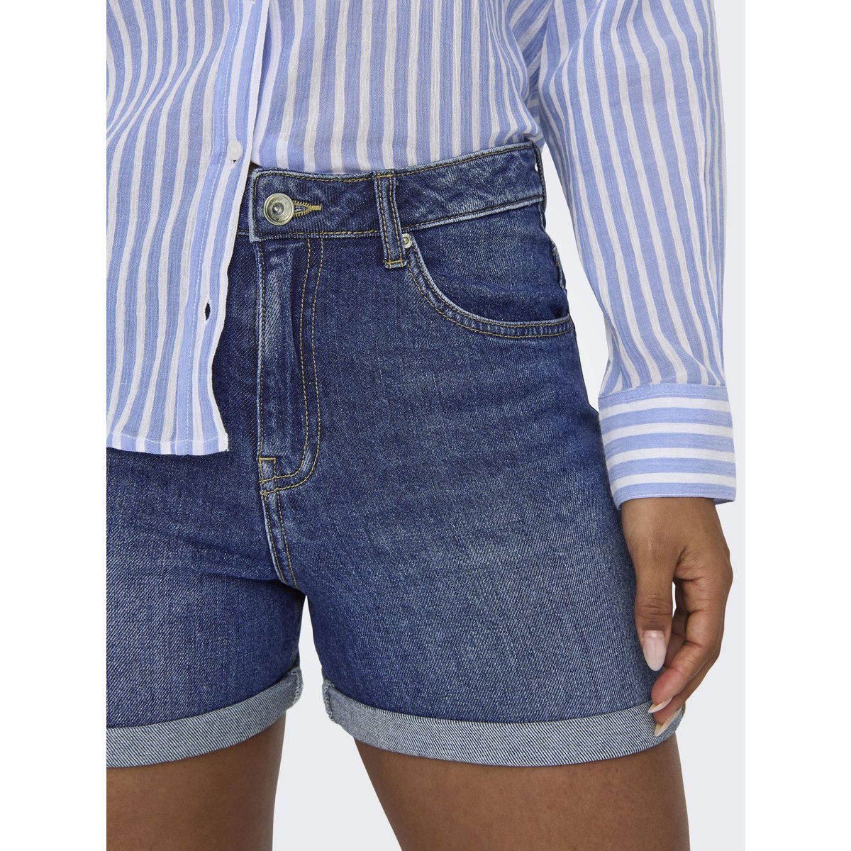 Short En Denim medium blue denim, ONLY