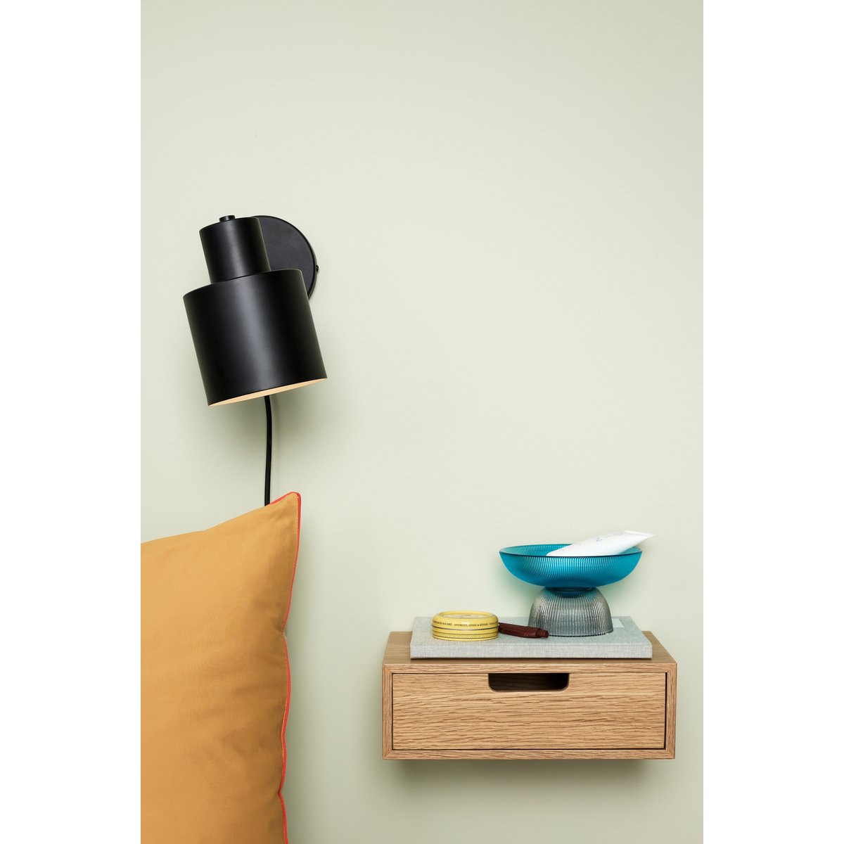 Boîte de rangement en placage de chêne HIDE naturel, HUBSCH