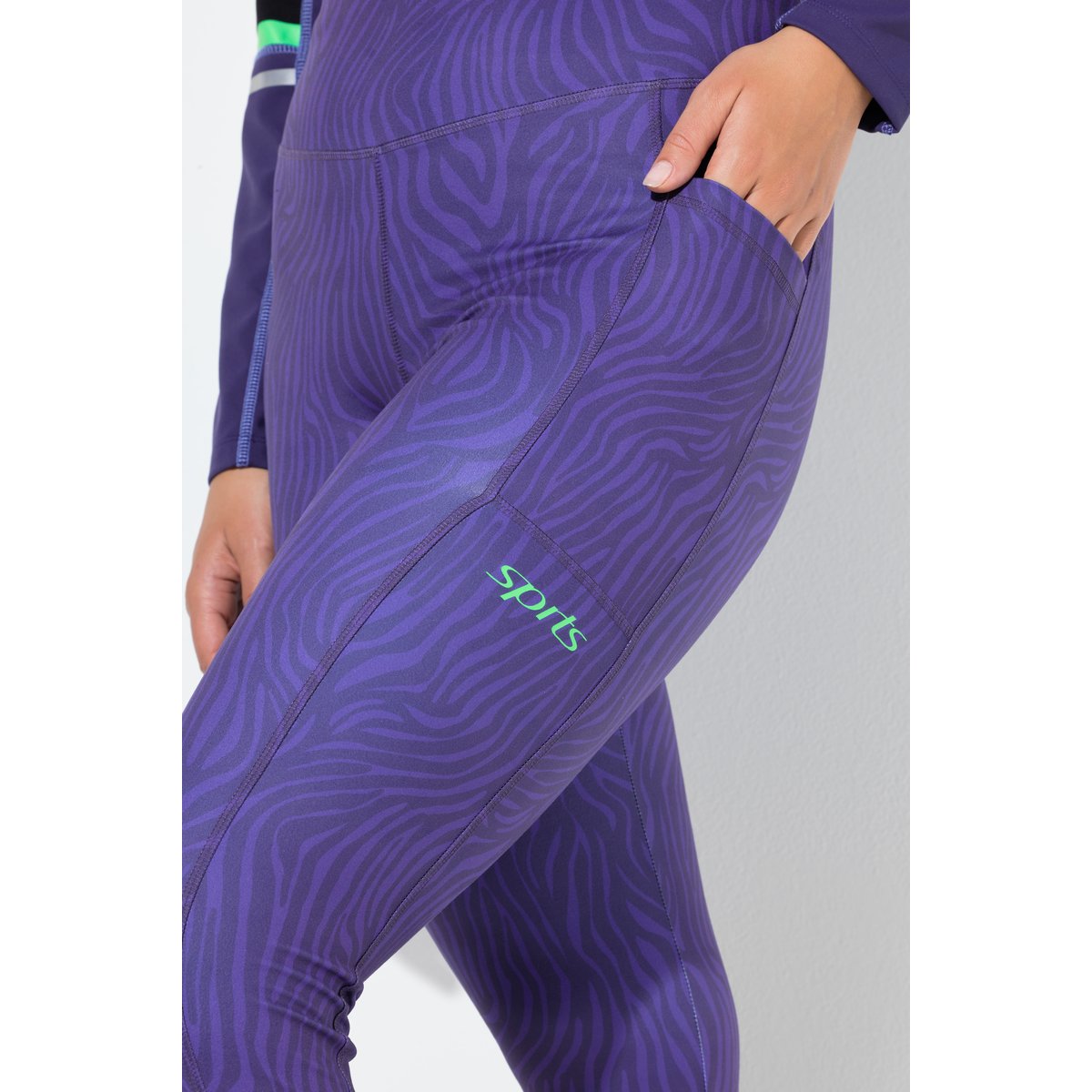 Legging de sport, matière séchant rapidement lys, ULLA POPKEN