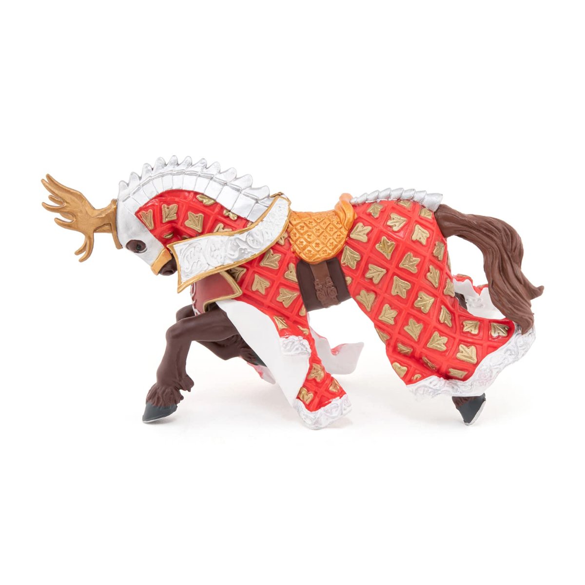 Figurine Cheval du maître cimier cerf rouge, PAPO