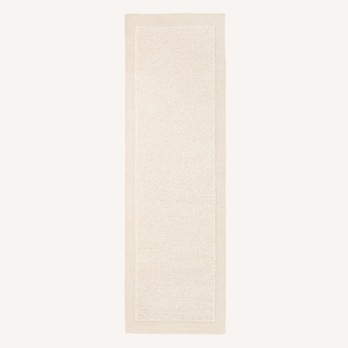 Edgi Wool Hand-Knotted Runner Rug chalk, AM.PM