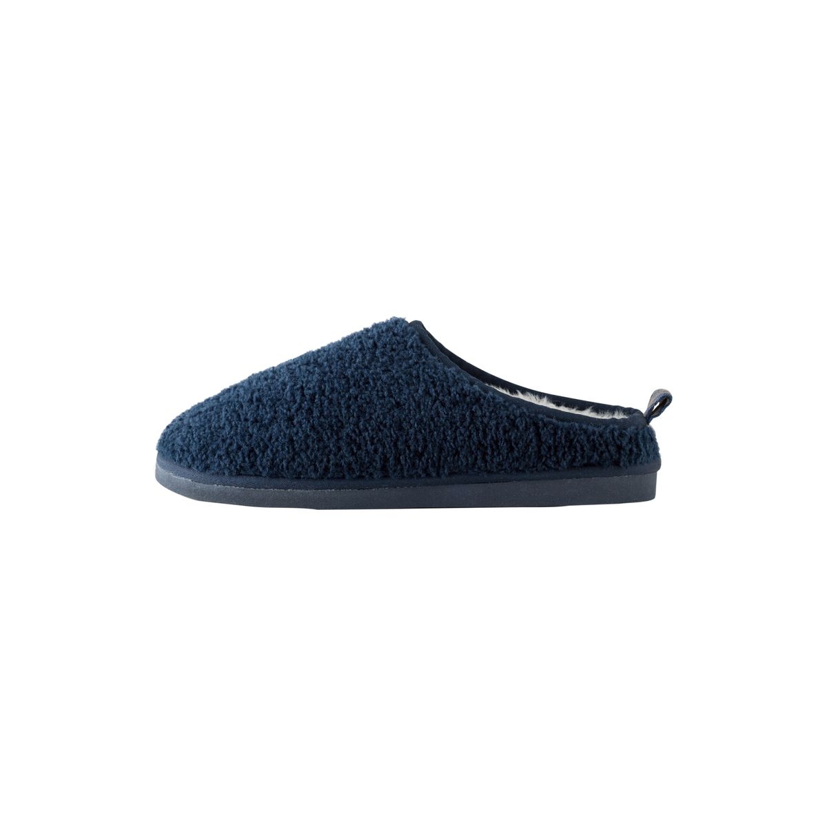 Chaussons en imitation peau de mouton bleu marine, NEXT