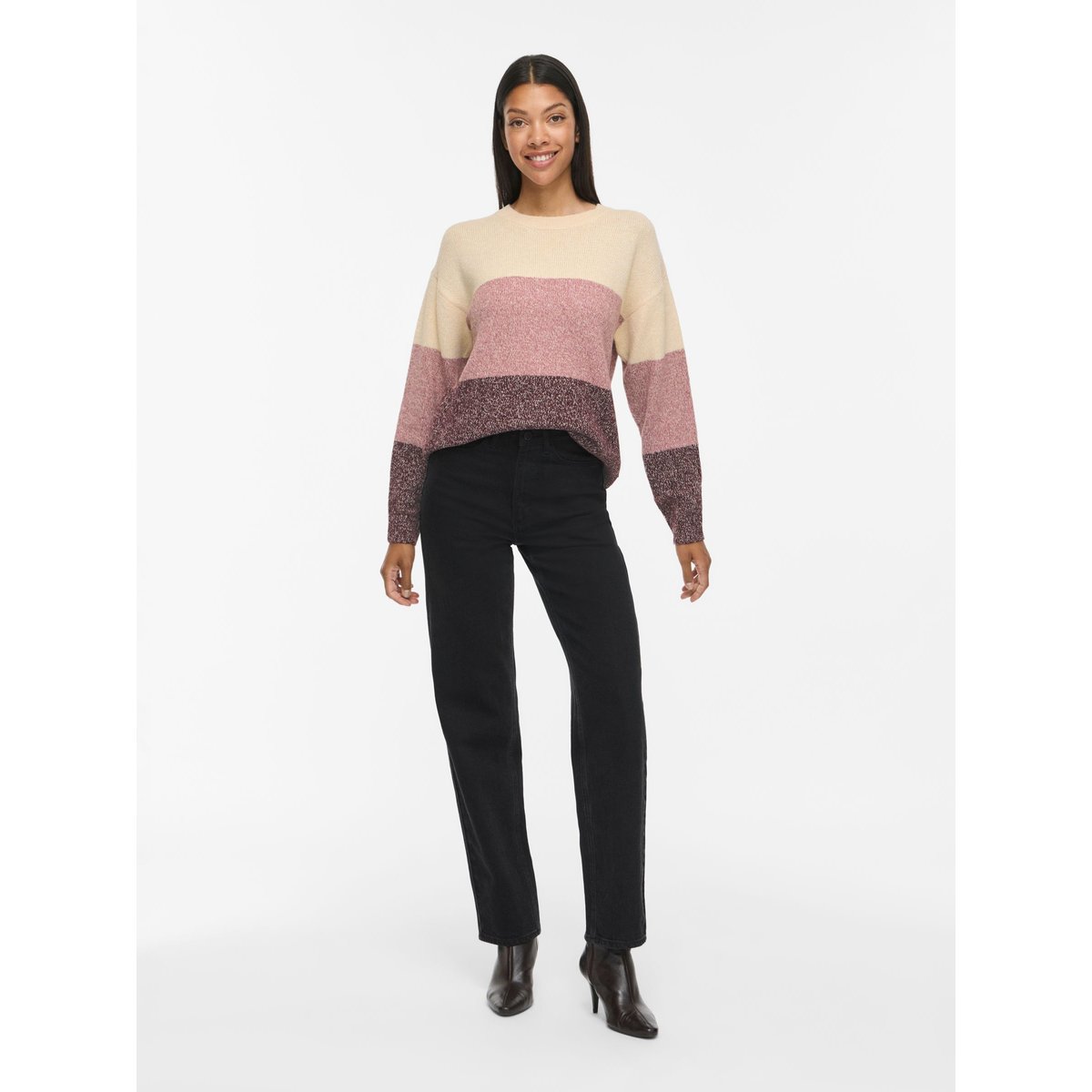 Pull En Maille gris - birch1, VILA