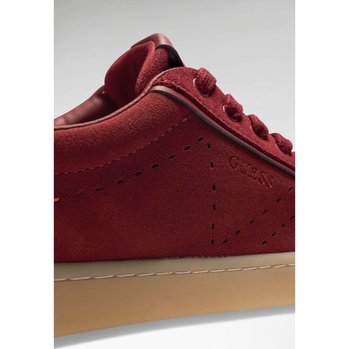 Baskets En Daim Jhell rouge, GUESS