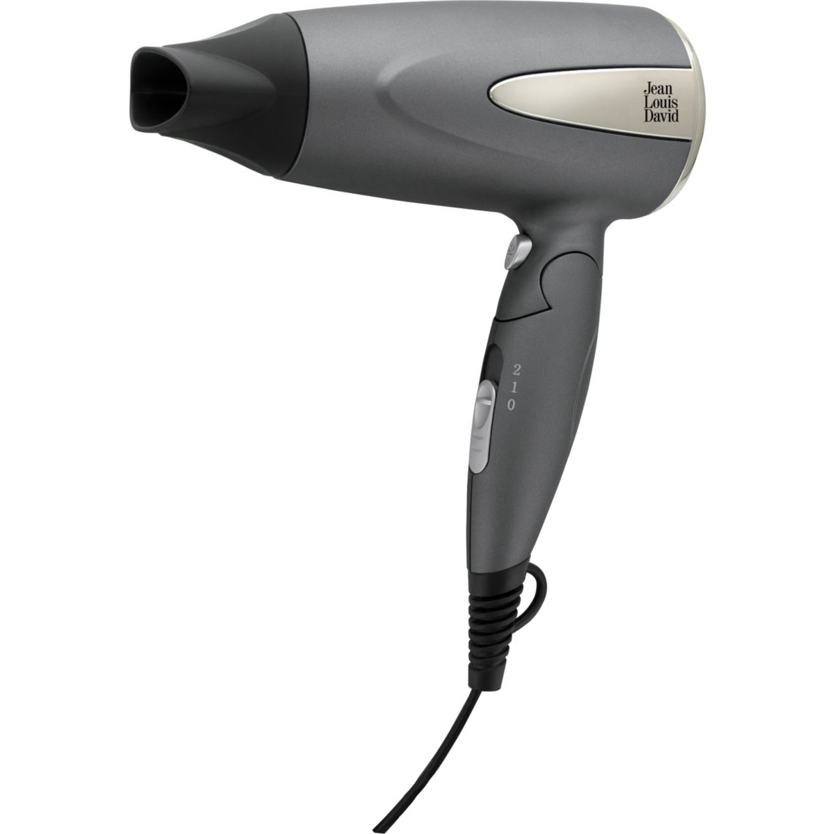 Sèche cheveux de voyage Voyage 20206 noir et gris, JEAN LOUIS DAVID