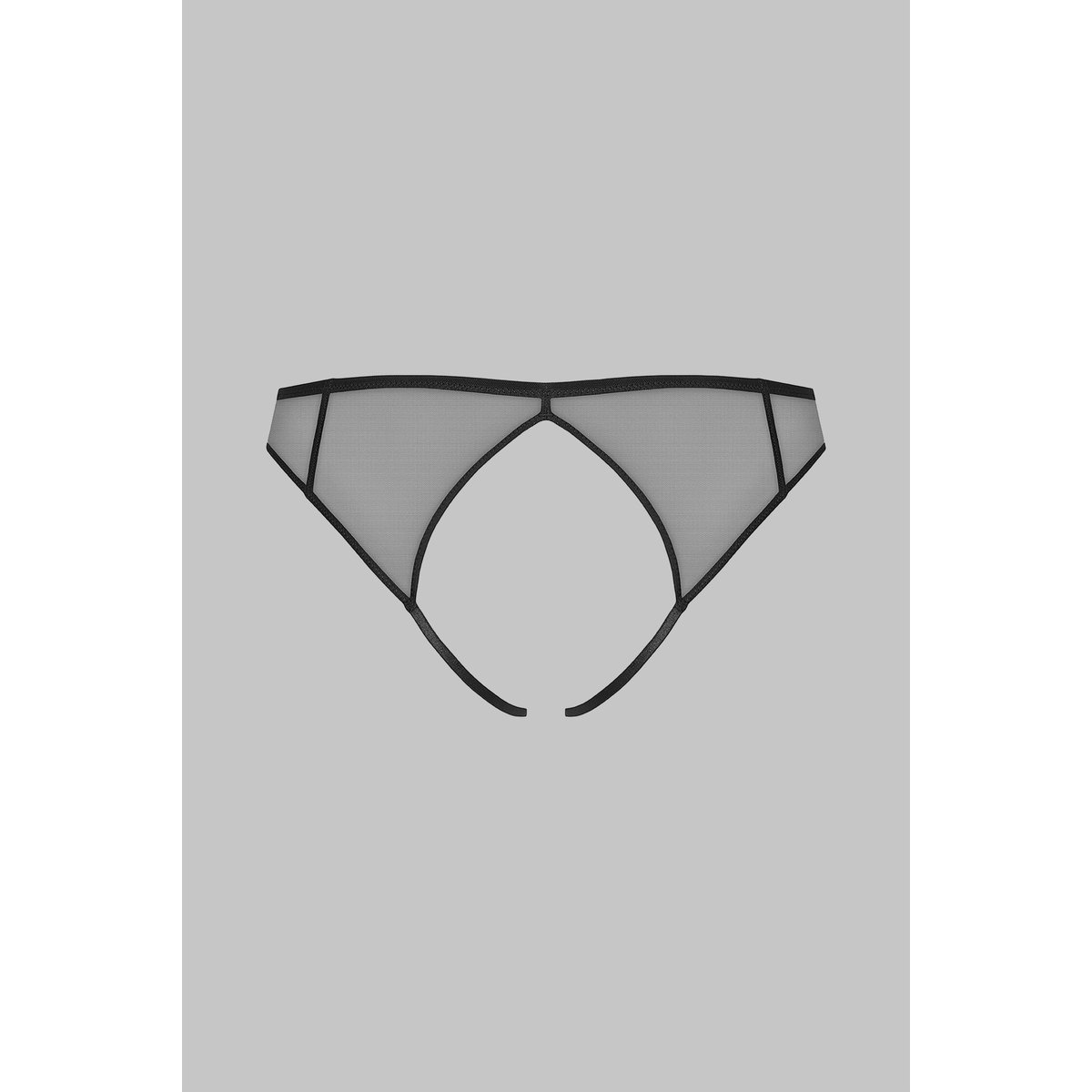 Culotte ouverte L'AMOUREUSE noir, MAISON CLOSE