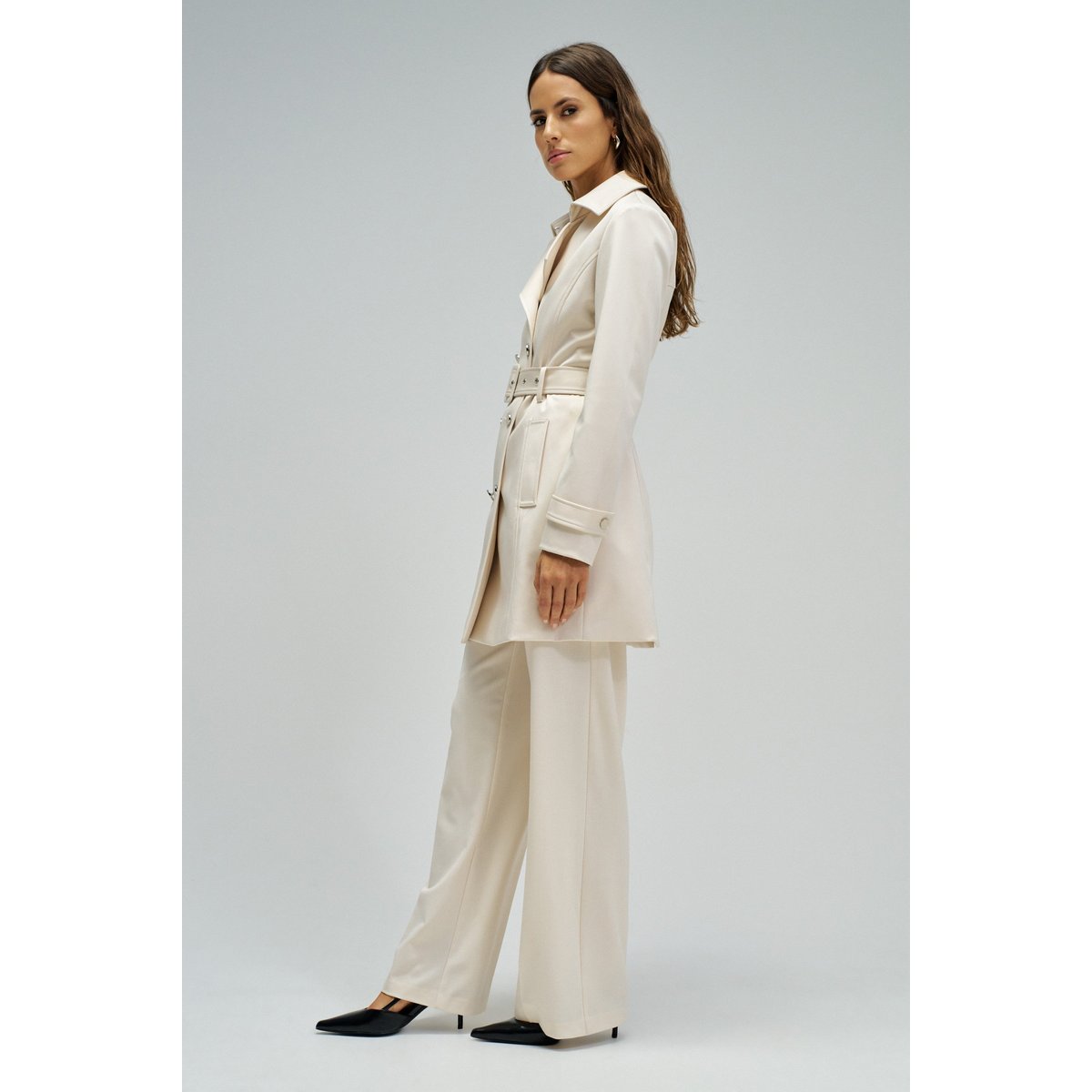 TRENCH COAT SATINÉE beige, SALSA JEANS