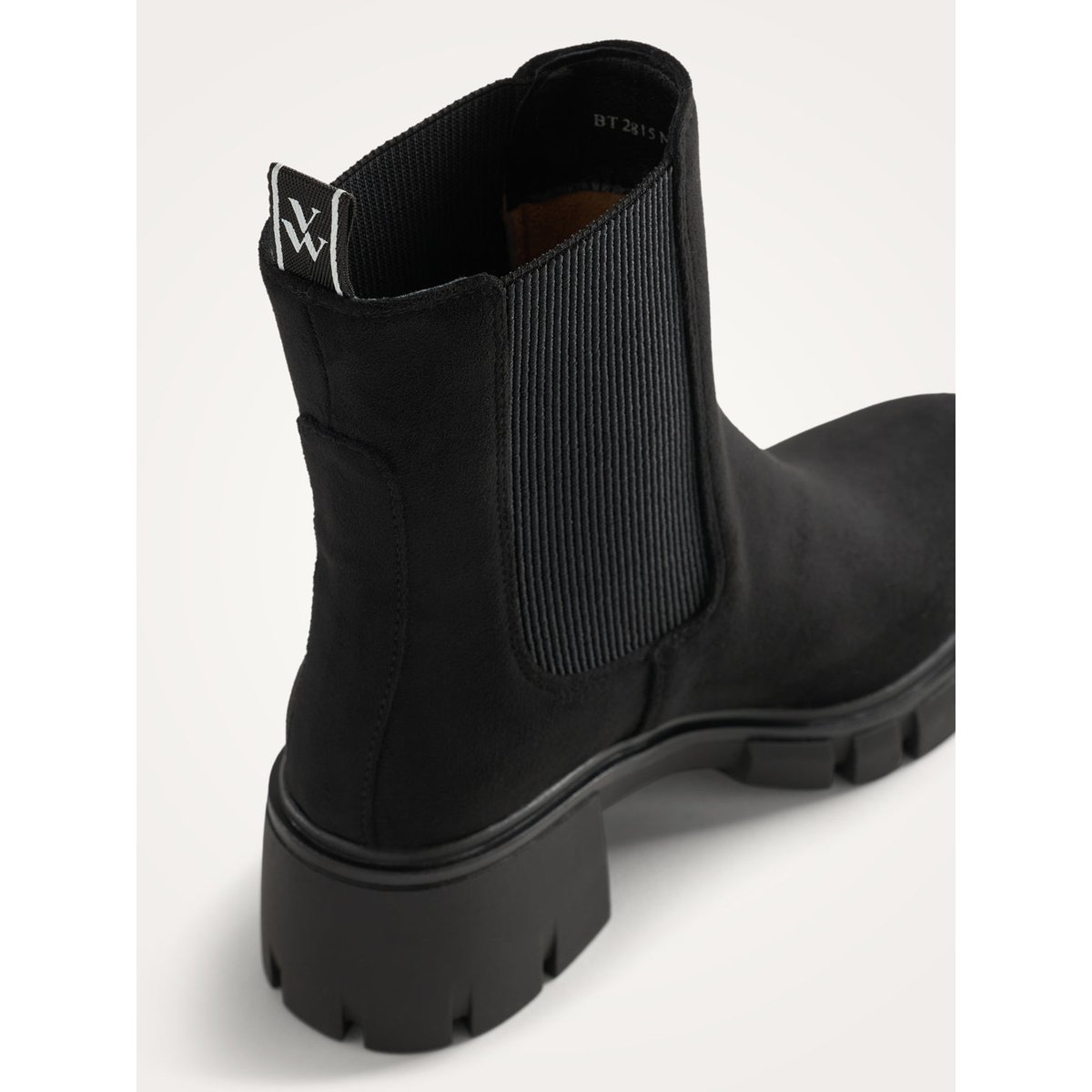 Bottines Chelsea à talon cranté Hérine noir, VANESSA WU