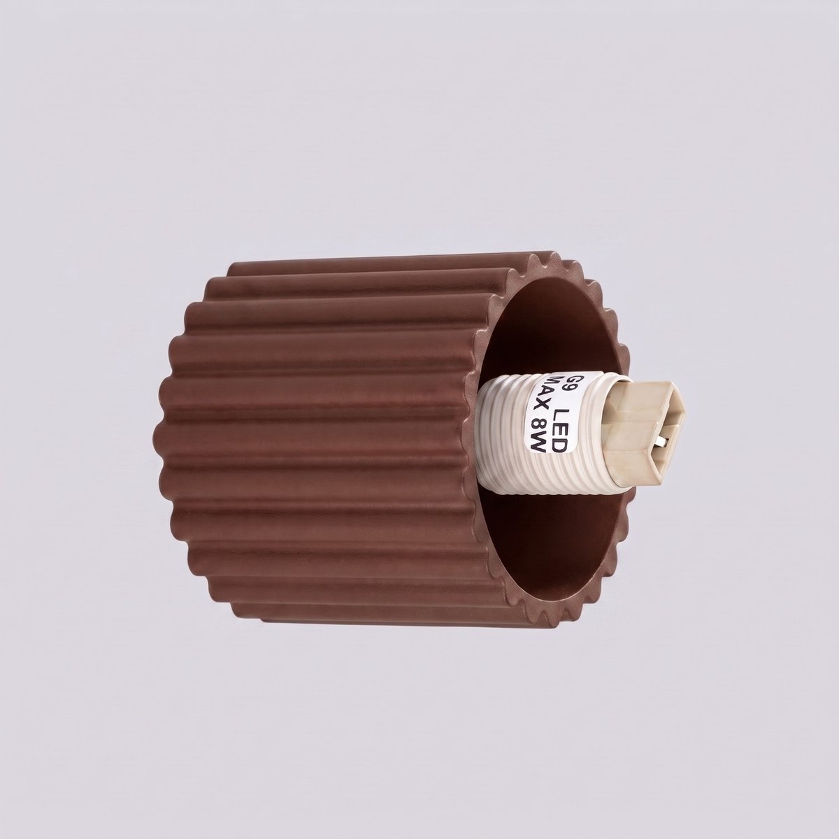 Applique murale Aluminium Brun G9 1 Halo brun, EDEN