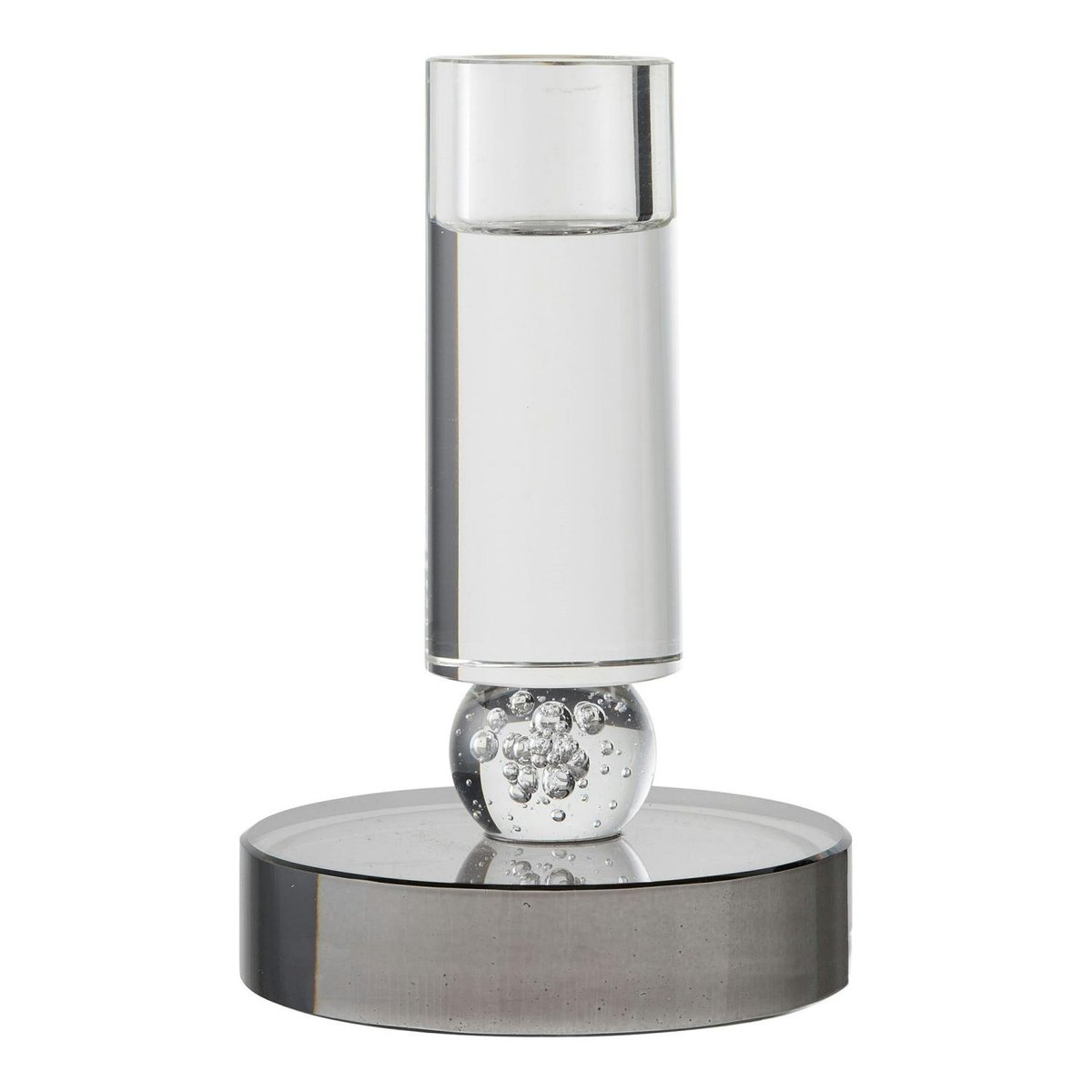 Bougeoir décoratif en verre (1 gris, 1 ambre) gris, PIER IMPORT