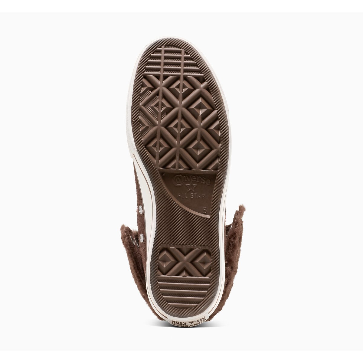 All Star Fold Over Winter Luxe Trainers brown, CONVERSE