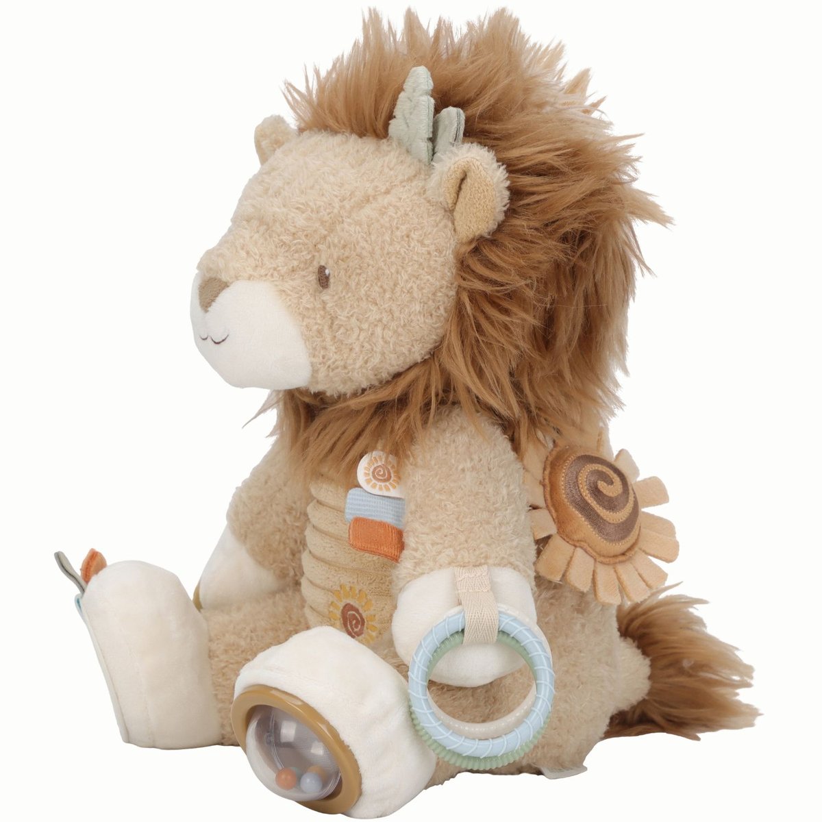 Peluche d'activités jaune, LITTLE DUTCH