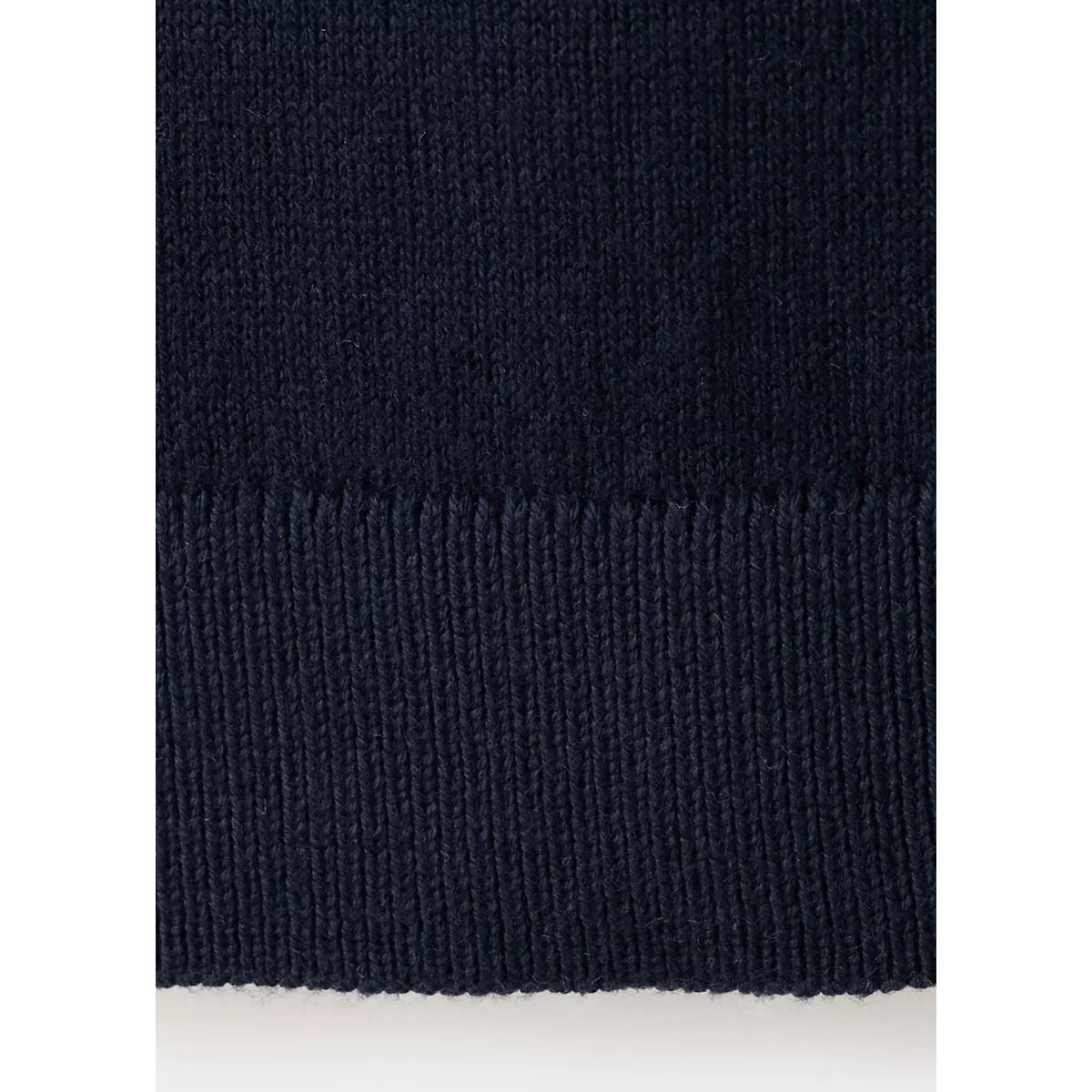 Pull-over maille col montant bleu marine, MANGO KIDS