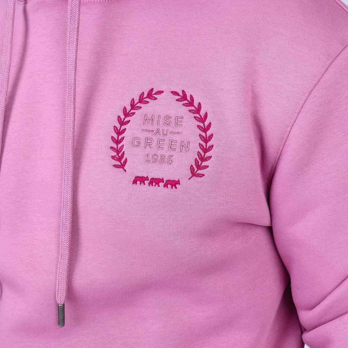Sweat unisexe Elison mauve, MISE AU GREEN
