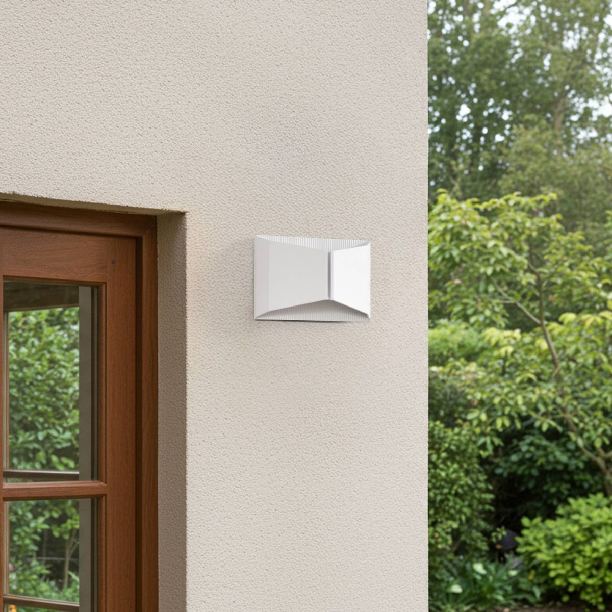 Applique extérieure en métal moderneLED blanc, LINDBY
