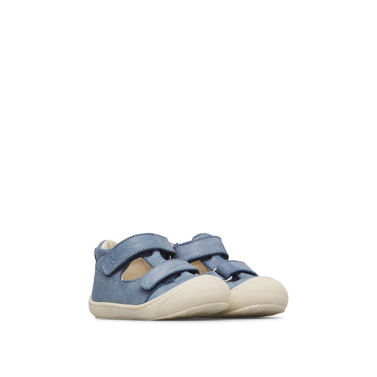 Sandales semi-fermées en cuir PUFFY marine-, NATURINO