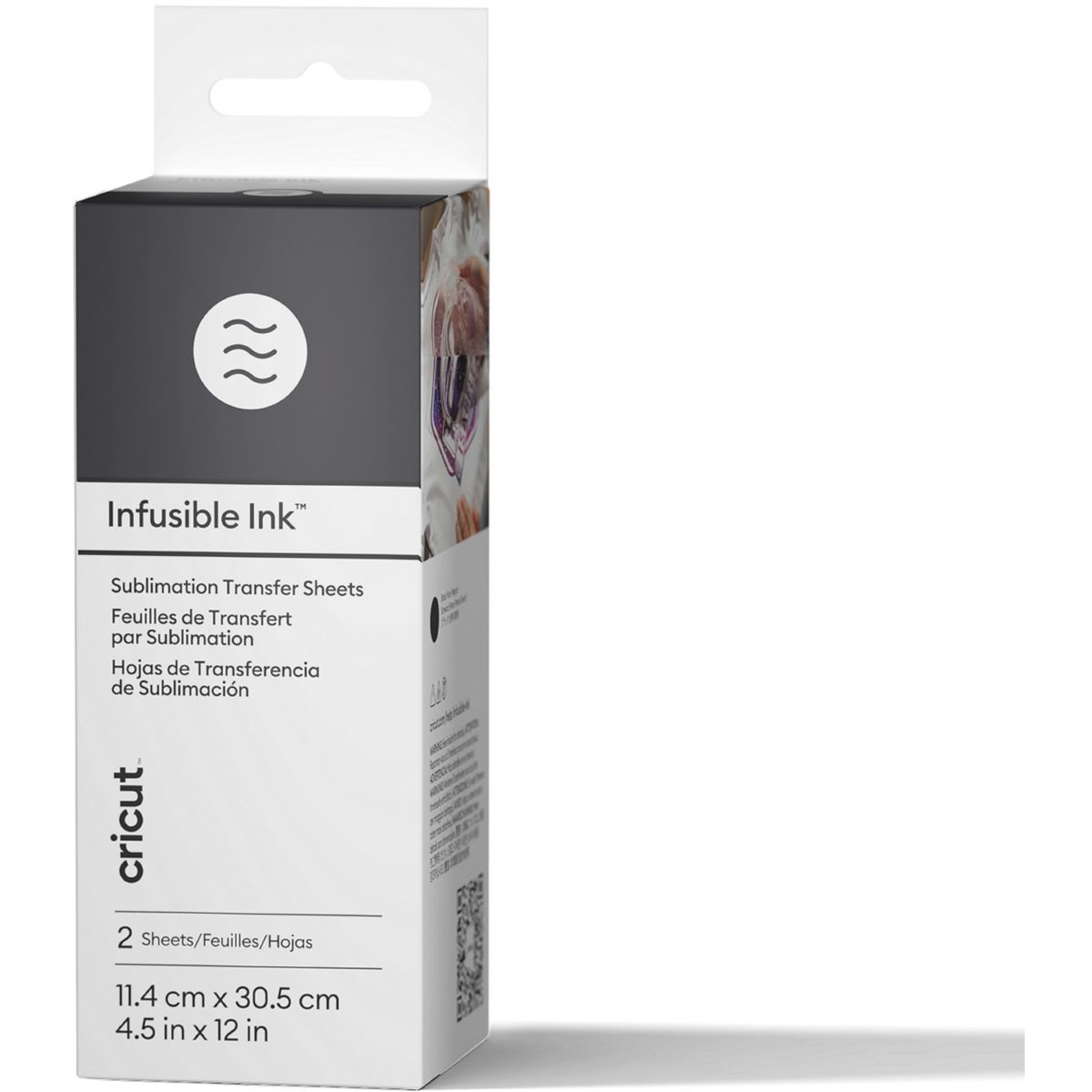 Accessoire 2 feuilles de transfert Noir couleur unique, CRICUT