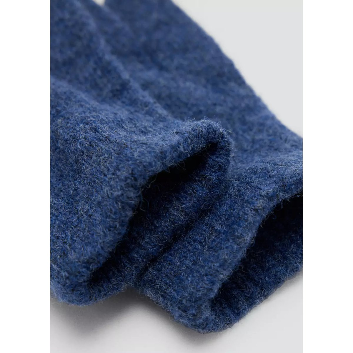 Gants en maille finition douce bleu marine, MANGO TEEN
