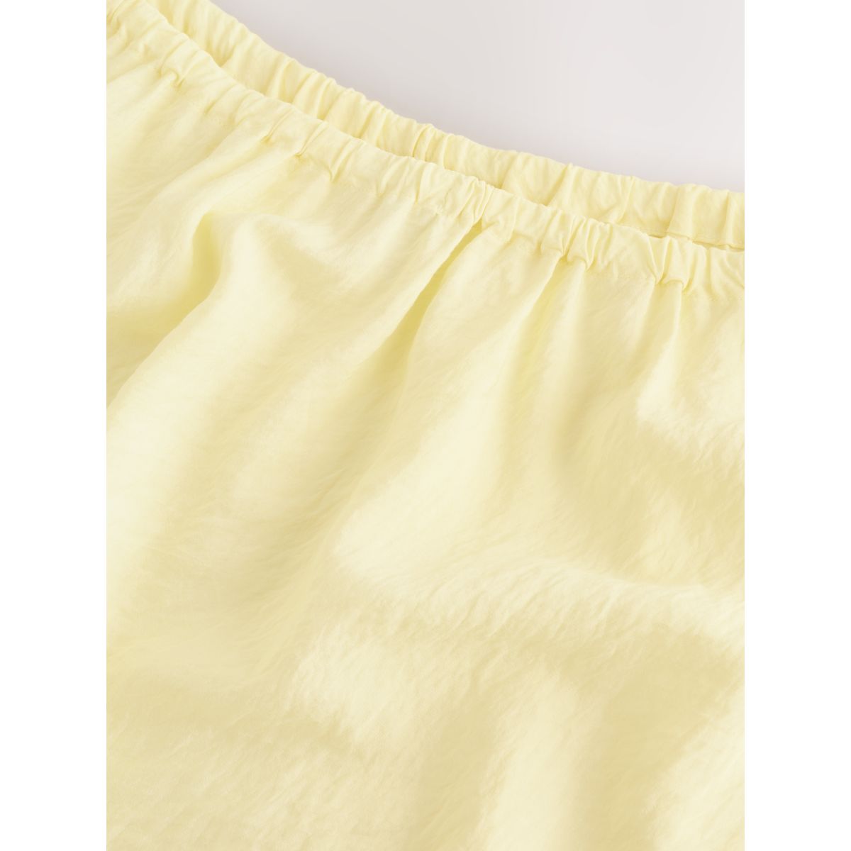 Jupe midi en dentelle asymétrique jaune, NEXT