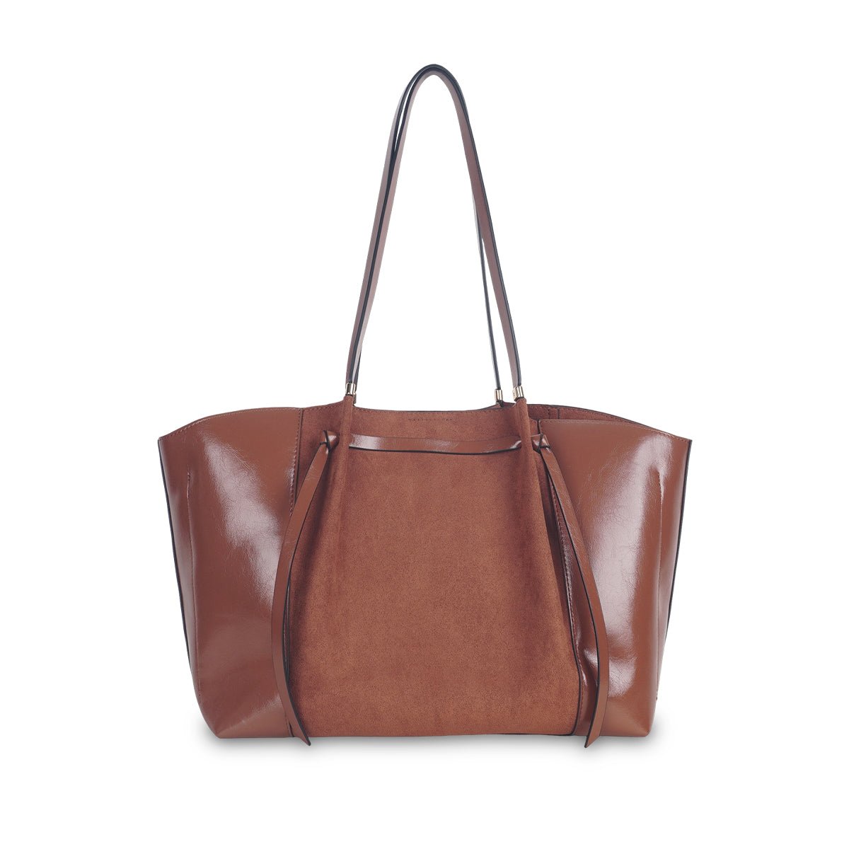 Grand sac shopper L Tarick camel,doré, LOLLIPOPS