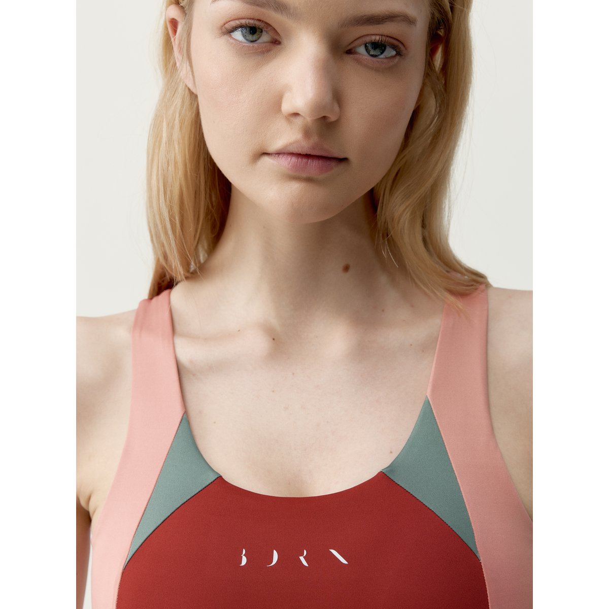 Brassière de Sport Performance Fixation Haute DARANA orange/beige, BORN