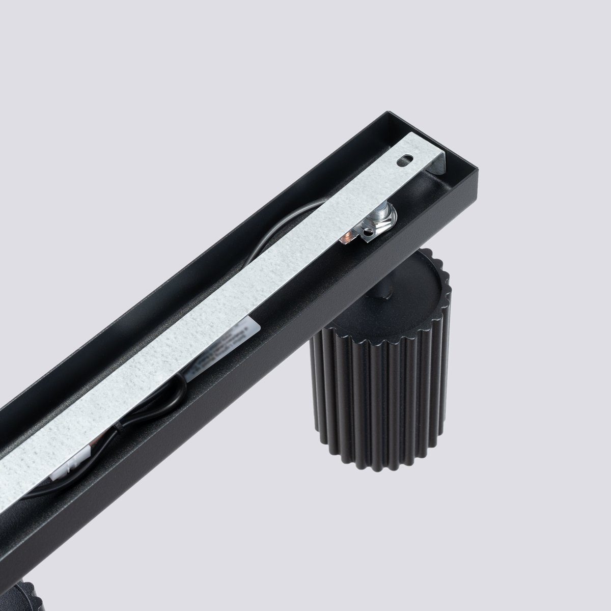 Plafonnier Aluminium Noir GU10 6 Karbon noir, EDEN