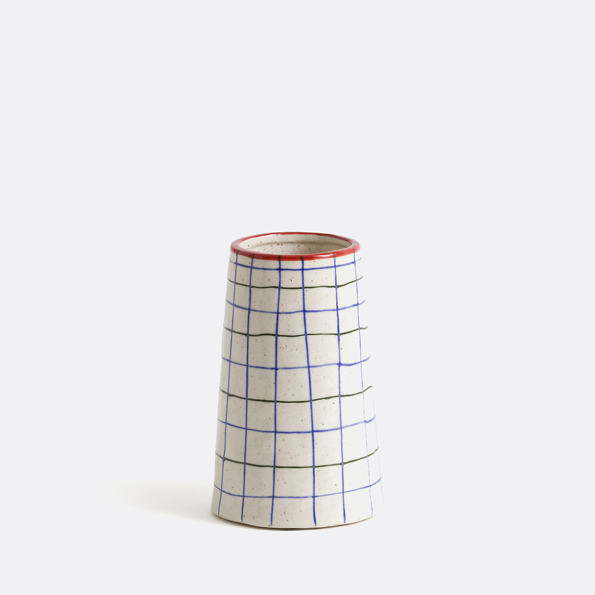 Vase en céramique à carreaux H15,2 cm, Neios multicolore, LA REDOUTE INTERIEURS