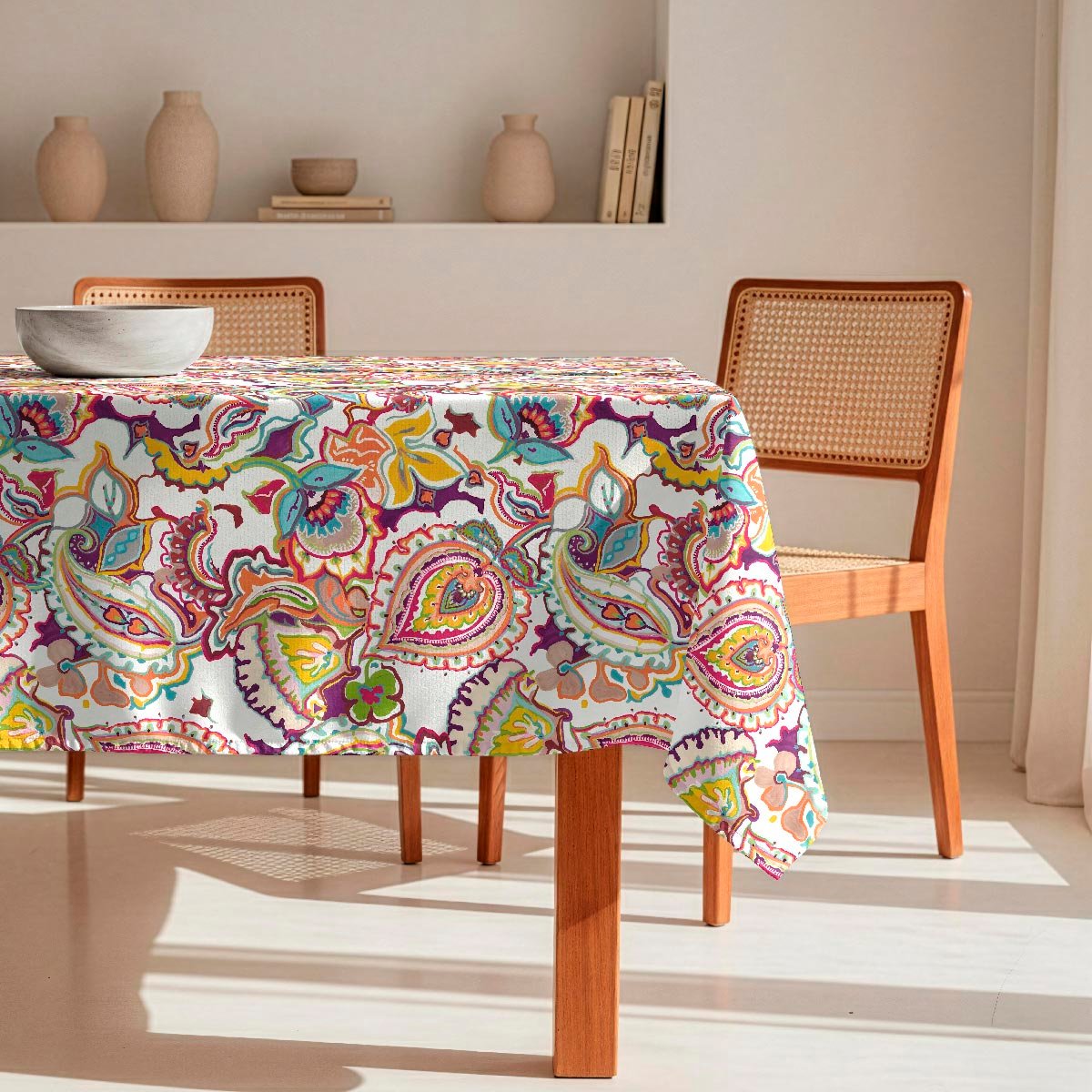 Nappe anti-taches India - 100% coton - multicolore, NAF NAF HOME