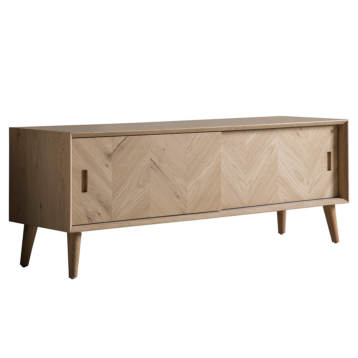 Dhule Herringbone Oak TV Unit light wood, ÉDITÉ