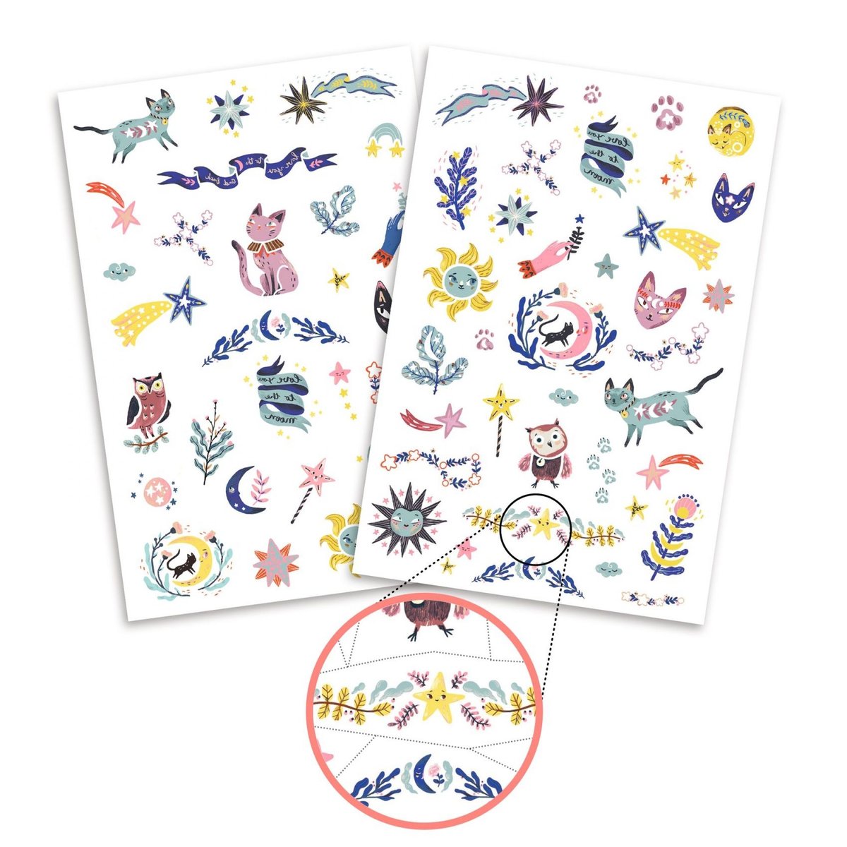 Tatouages enfant Sweet dreams rose, DJECO