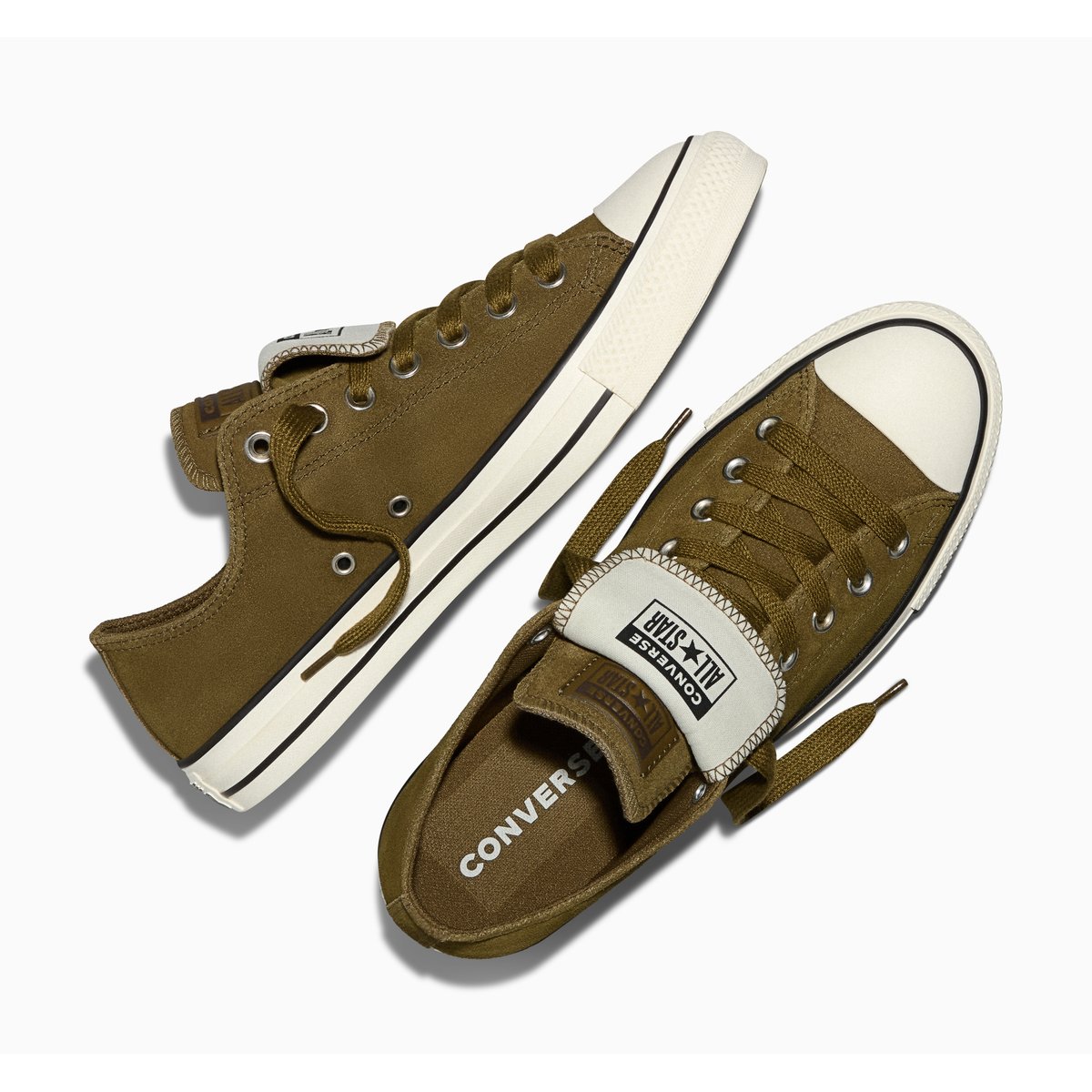 Baskets CHUCK TAYLOR ALL STAR DOUBLE TONGUE bog down/egret/black, CONVERSE