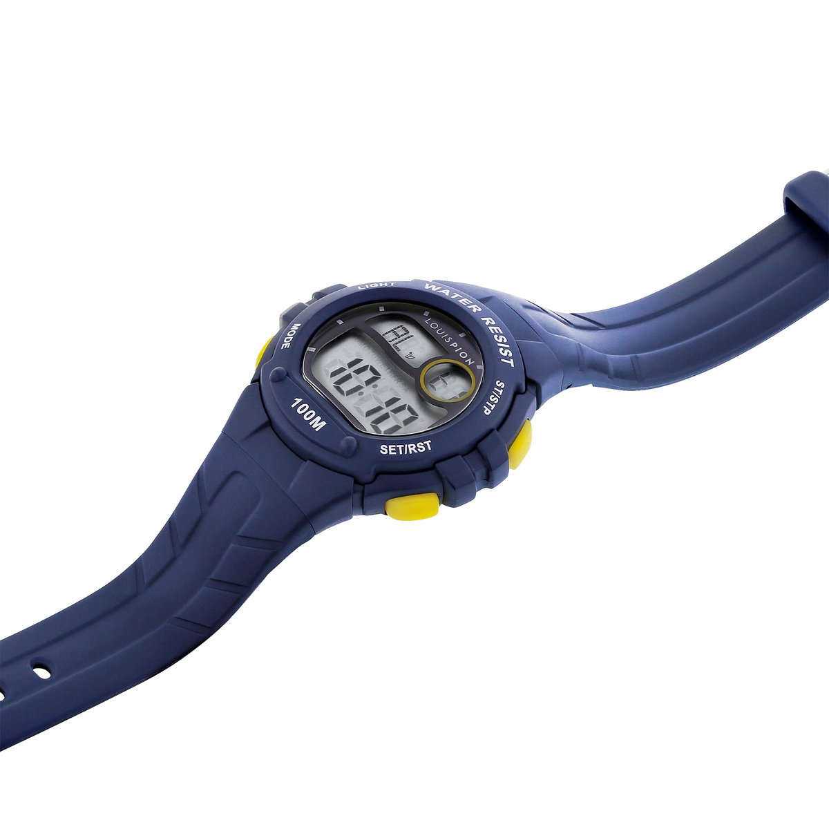 Montre Digital SAM bleu gris bleu, LOUIS PION