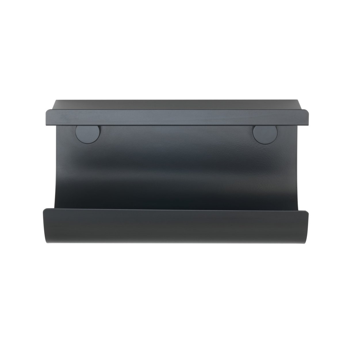 Etagère murale de cuisine, porte rouleau JET noir, WENKO