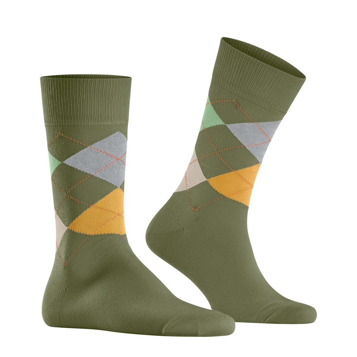 Chaussettes King Opaque lime green (7473), BURLINGTON