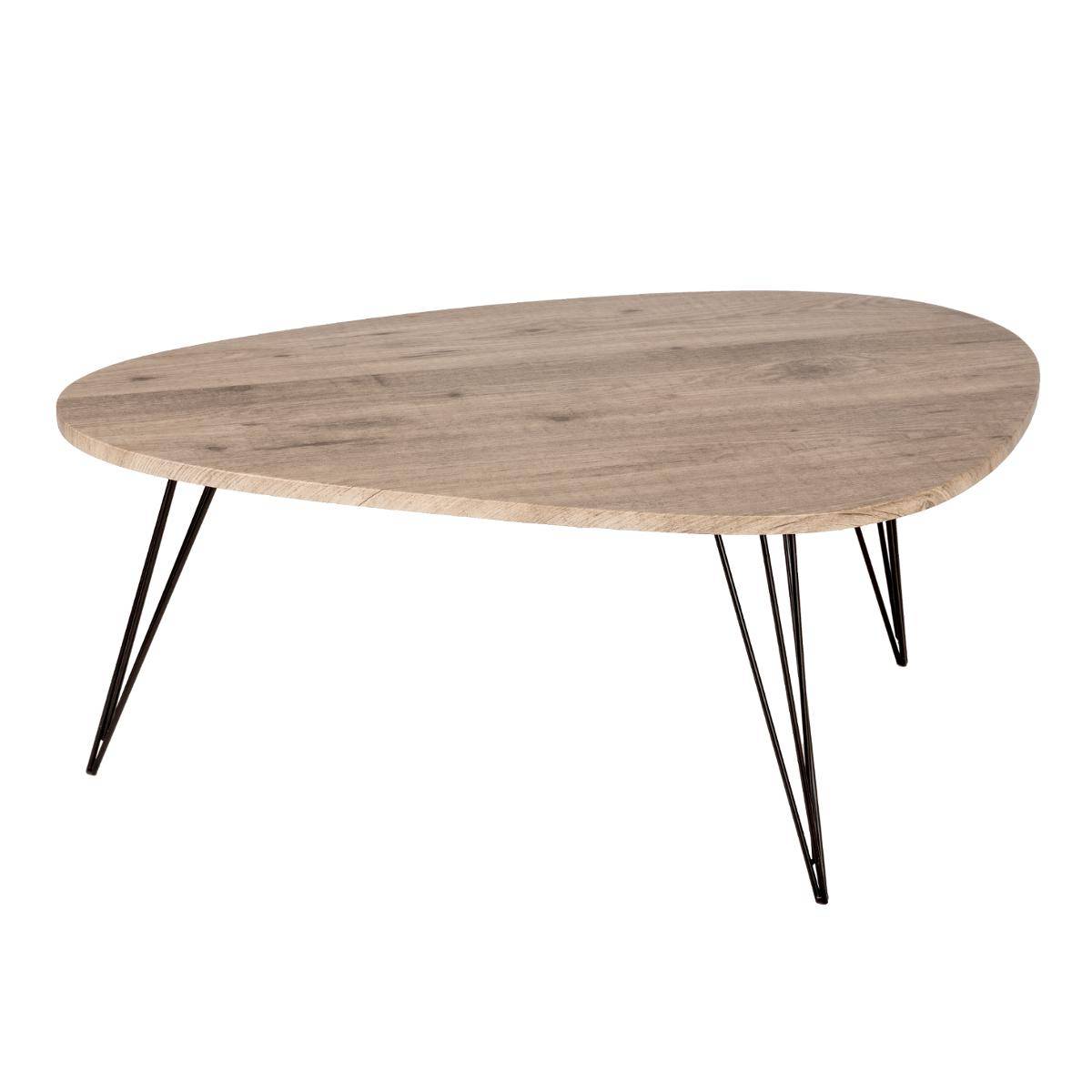 Table basse NEILE marron, ATMOSPHERA