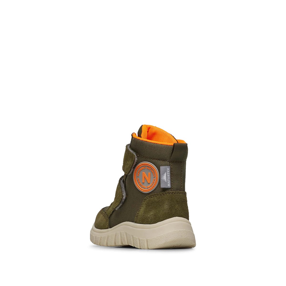 Bottes en suède et tissu technique GEMINAE 3 VL WP. kaki, NATURINO