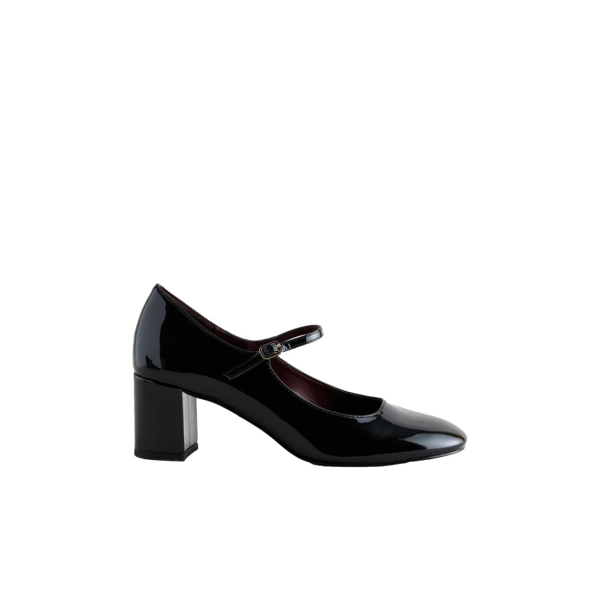 Babies style escarpins bout rond/talon carré noir, NEXT