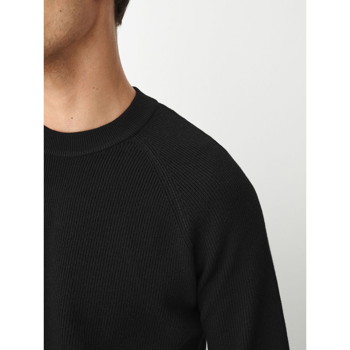 Pull en maille texturée essential noir, NEXT