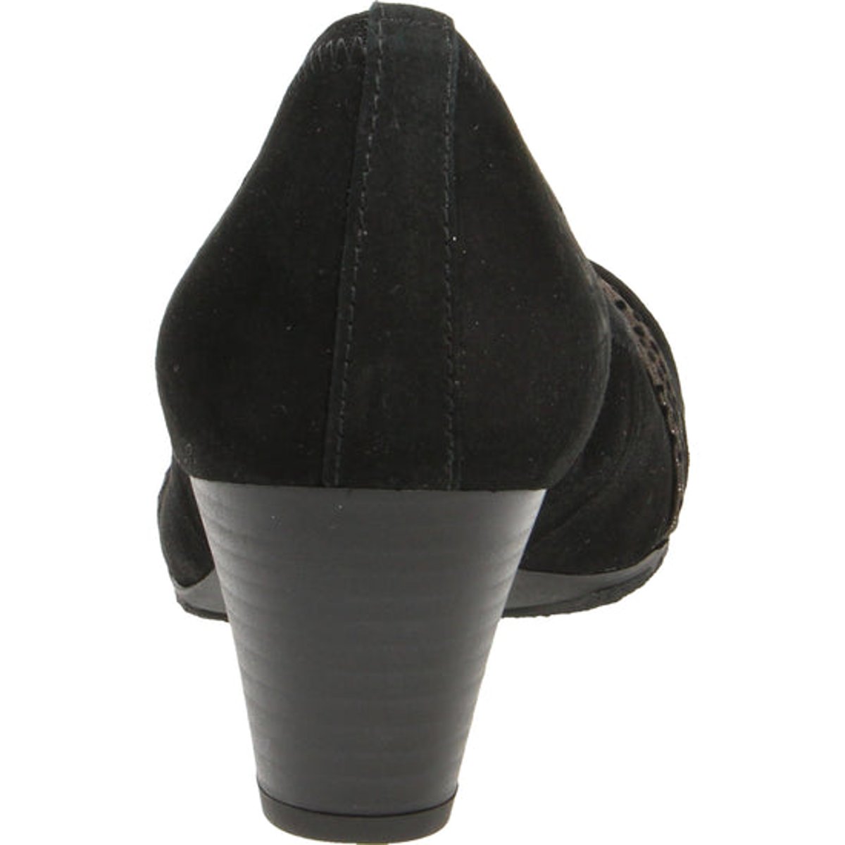 Escarpins en cuir noir, GABOR
