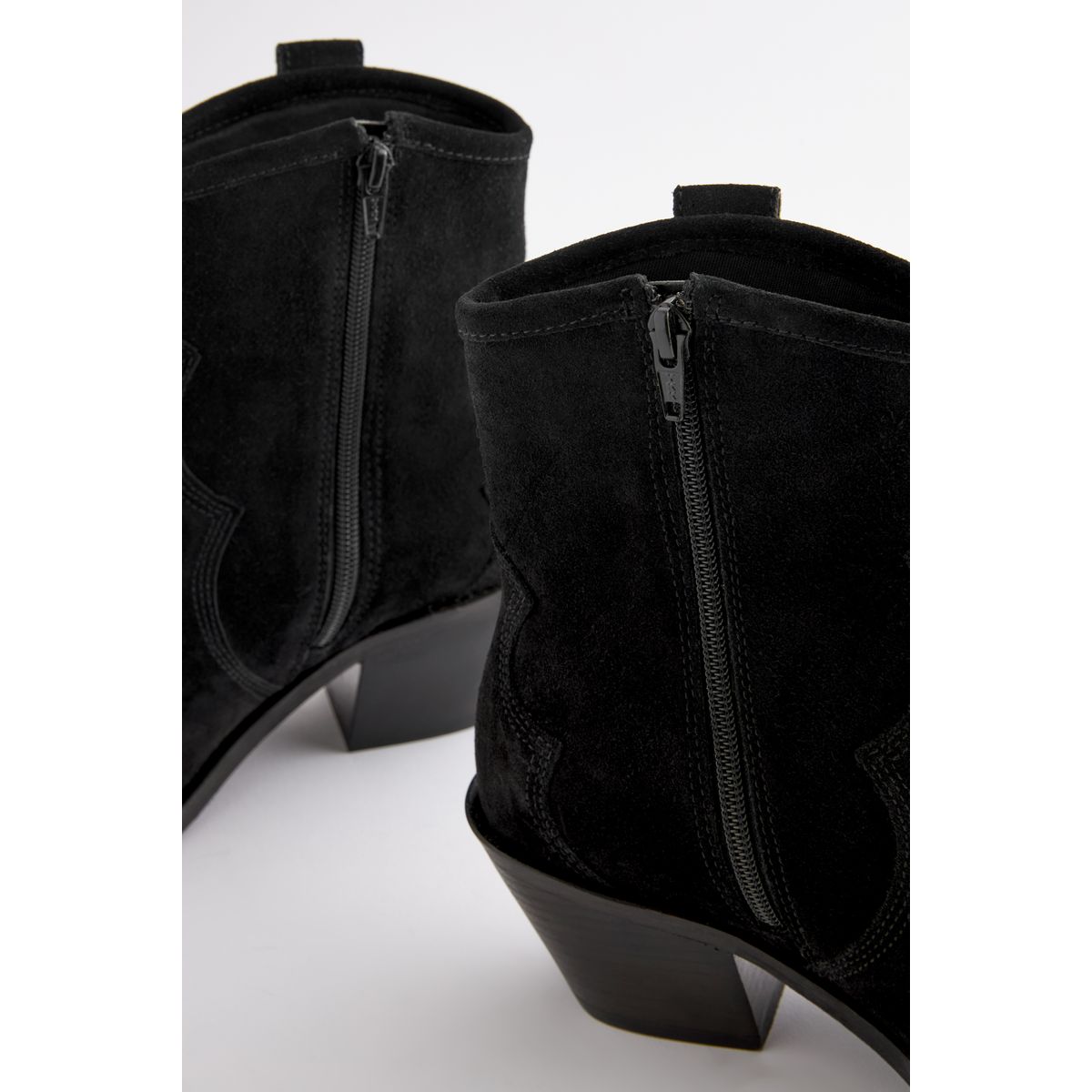 Bottines western coupe classique noir, NEXT