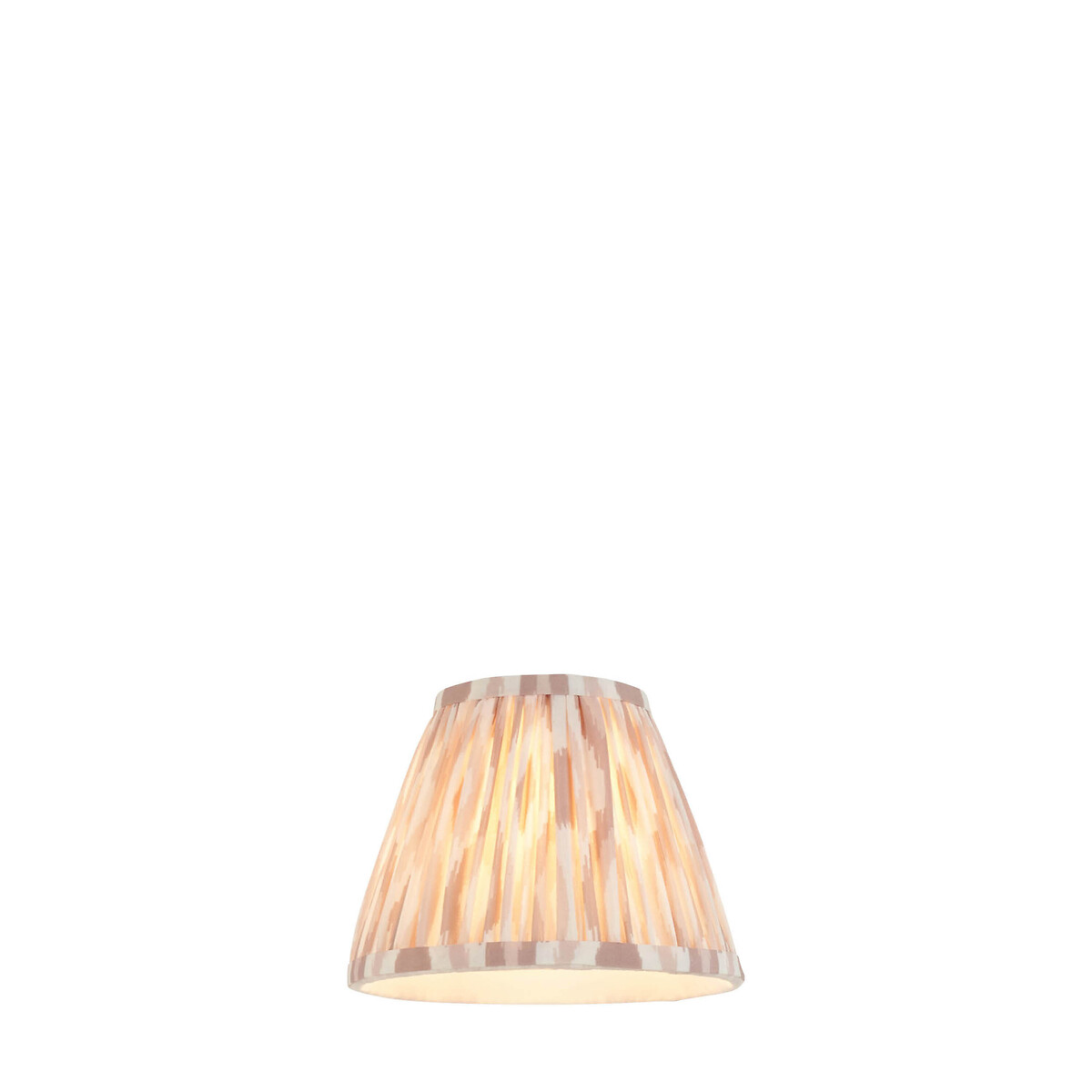 16cm Ikat Light Shade in Pleated Fabric natural, ÉDITÉ