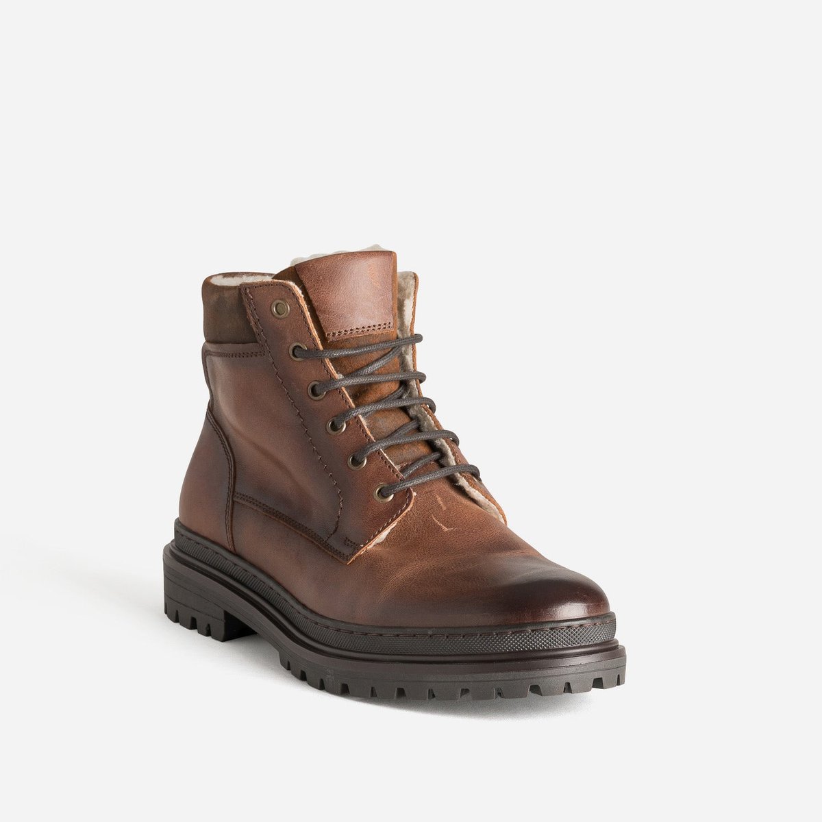 Boots en cuir LOAN marron, ERAM