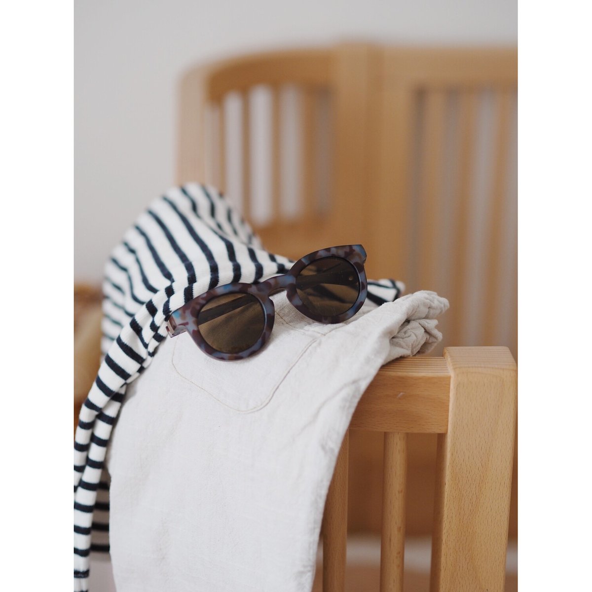 Lunettes de soleil enfant 2-4 ans écaille bleue, BEABA
