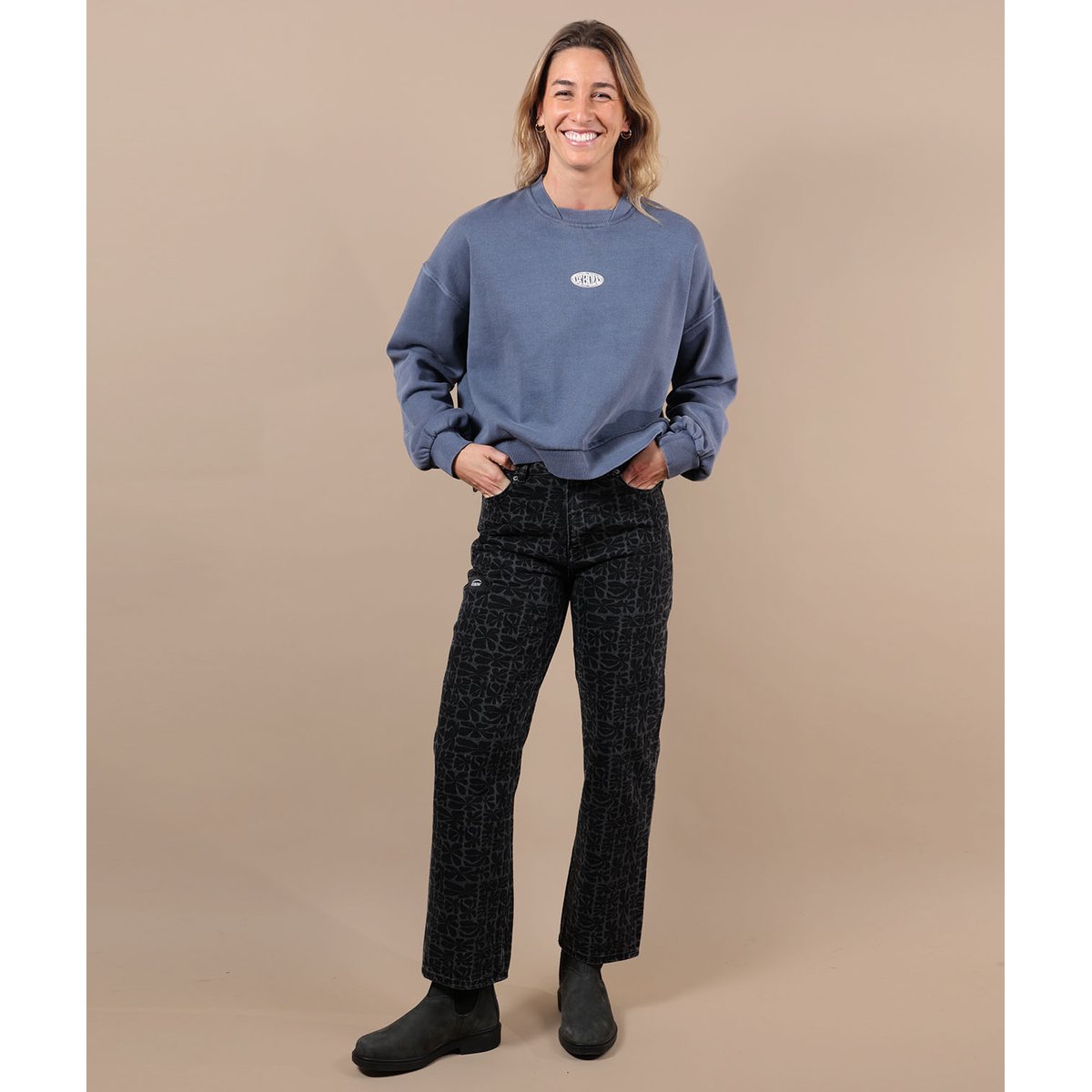 Sweat PEACE vintage indigo, OXBOW