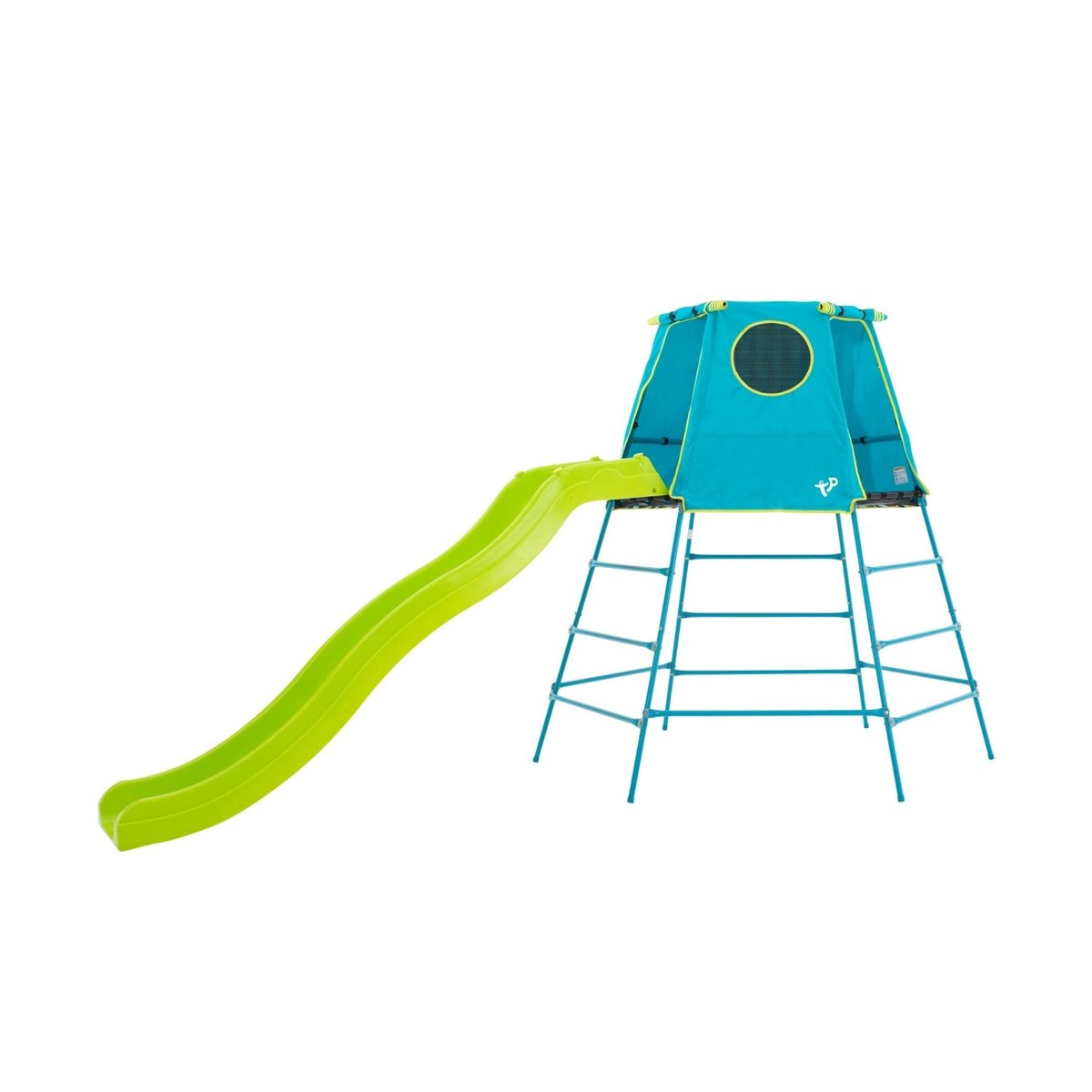 Aire de jeux évolutive toboggan EXPLORER TOUR bleu - vert, TP TOYS