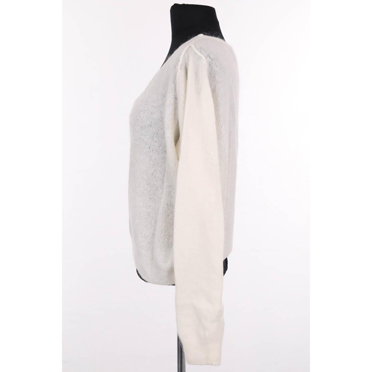 Pull - Très Bon État blanc, AMERICAN VINTAGE