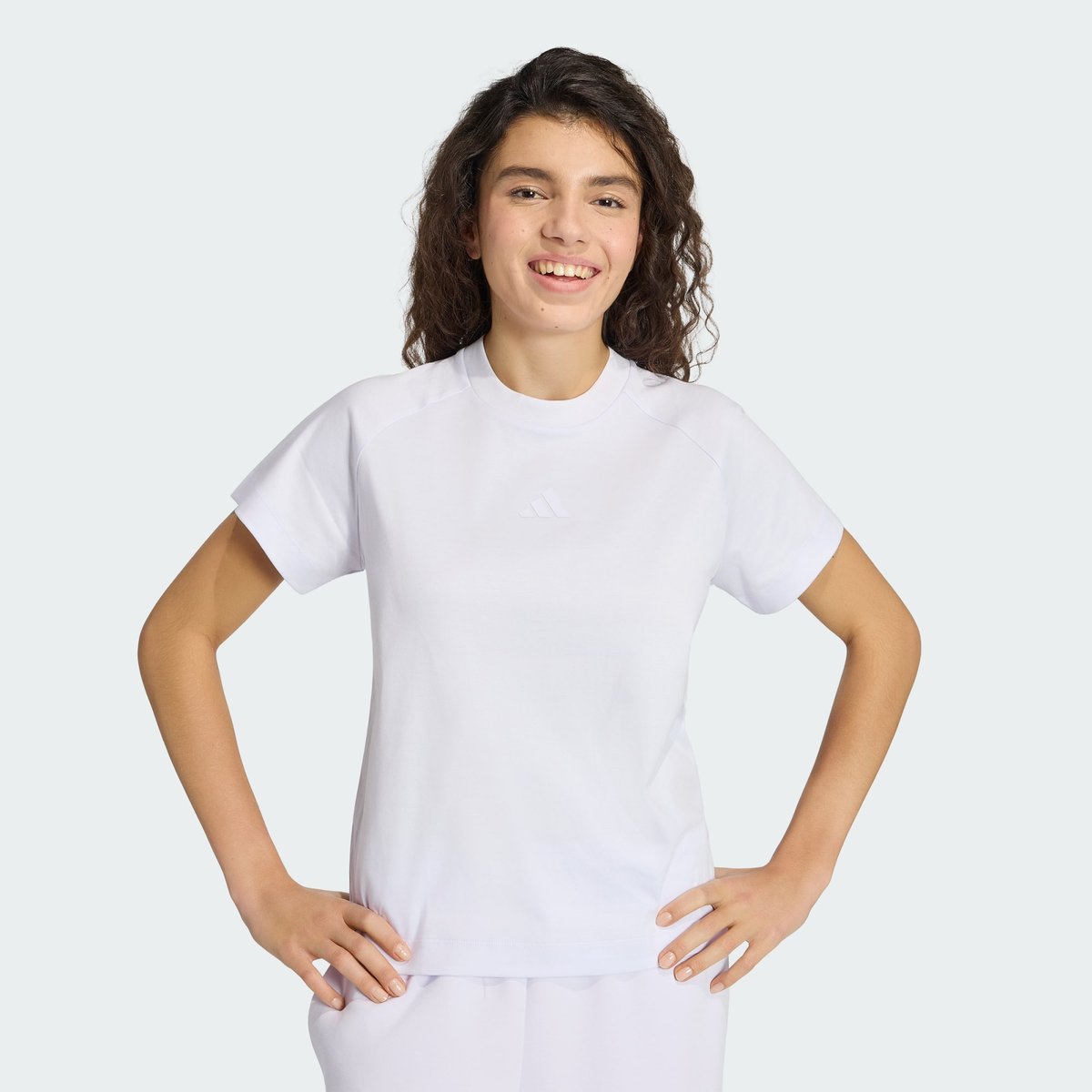 T-Shirt Soft Lux T-Shirt Soft Lux frozen purple, ADIDAS SPORTSWEAR