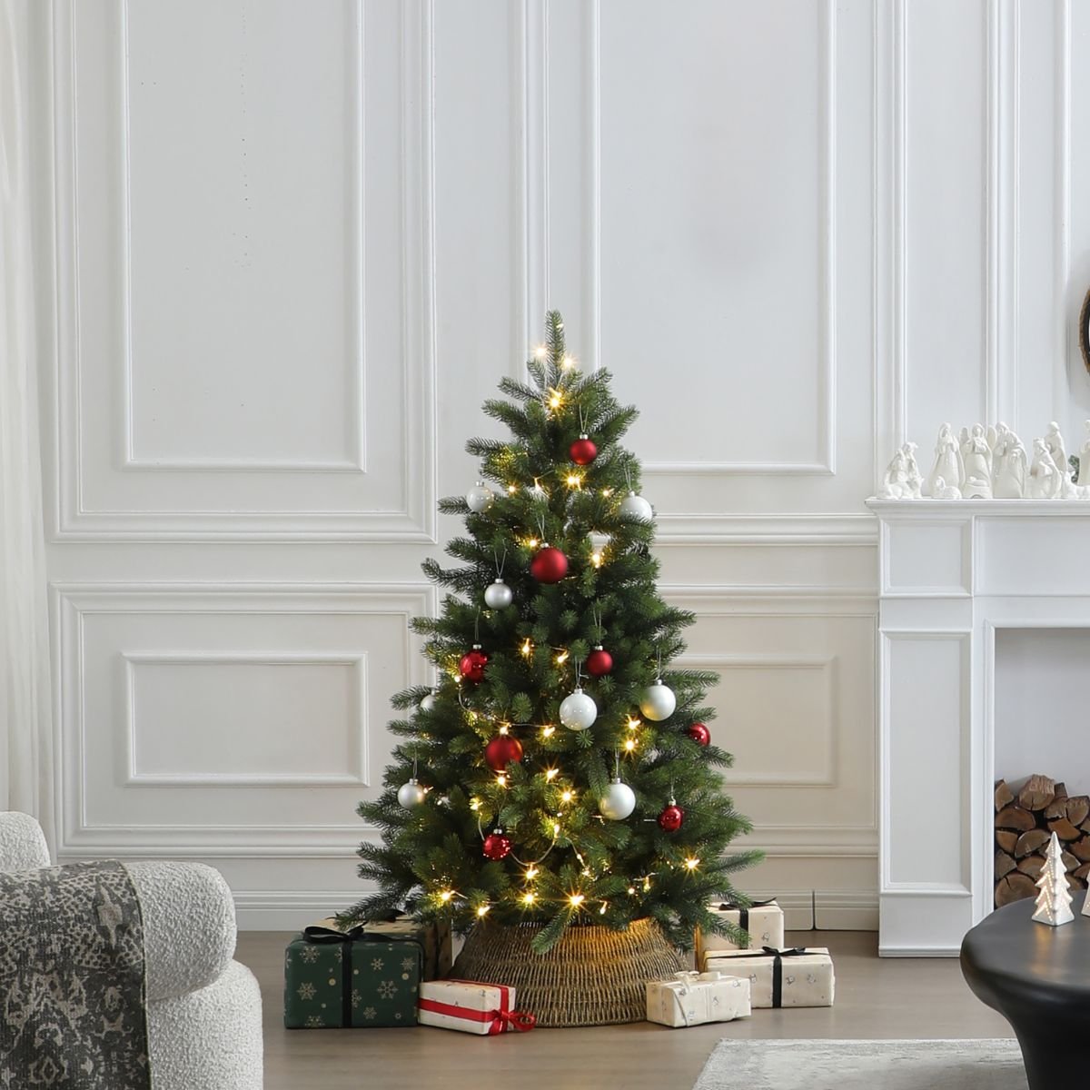 Sapin de noël décoratif artificiel H150 NOËL vert, SIA